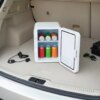 Туристический автомобильный холодильник 12V, 5л, Белый / Холодильник для автомобиля / Автохолодильник