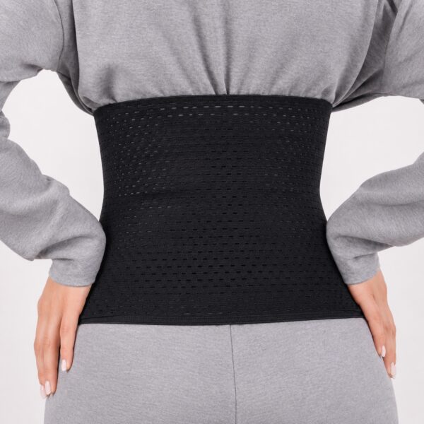 Моделирующий корсет WAIST BAND 3XL черный для живота и талии регулируемый на крючках