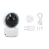 WIFI камера видеонаблюдения 6MP, TY305, Белая / Вайфай видеоняня / Возвратная камера 360 / IP Камера с управлением телефоном