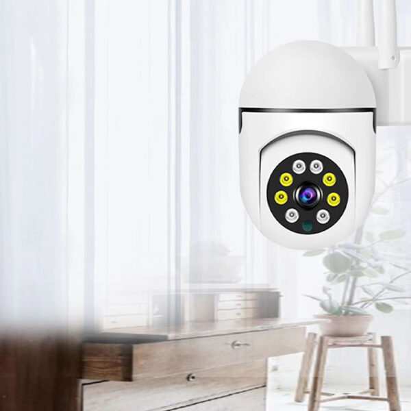 Уличная WIFI камера 2мп, V380PRO, A1-WIFI, Белая / Камера видеонаблюдения / IP камера / Камера с передачей на телефон
