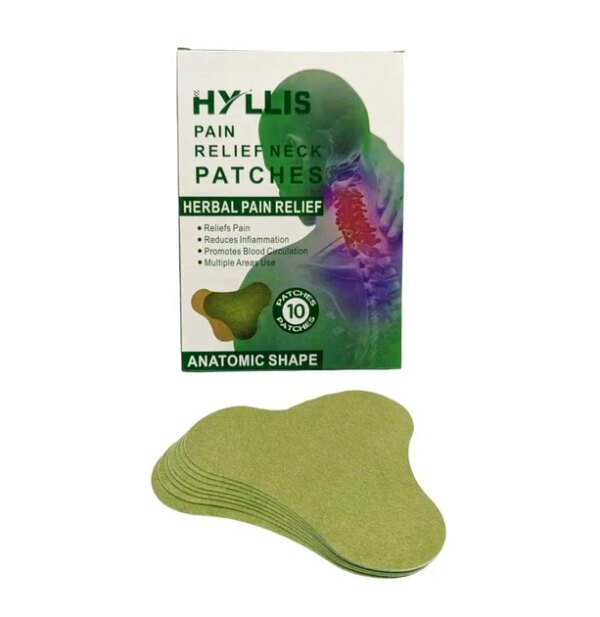 Пластыри Relief Neck с экстрактом полыни для шеи и плеч, набор 10 шт, для уменьшения дискомфорта и напряжения