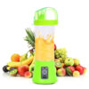 Аккумуляторный мини-блендер на 400мл Juicer NG-01, 2000мАч, USB, Зеленый / Блендер-шейкер с PowerBank
