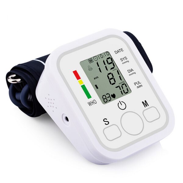 Автоматический тонометр с индикатором аритмии ARM Style B02R, Белый / Аппарат для измерения давления