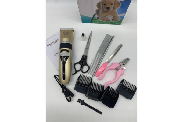 Машинка для стрижки собак и кошек Pet Grooming Hair Clipper Kit триммер для собак, набор для груминга