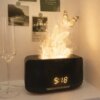 Увлажнитель воздуха ночник с эффектом пламени Bluetooth колонка