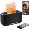Увлажнитель воздуха ночник с эффектом пламени Bluetooth колонка
