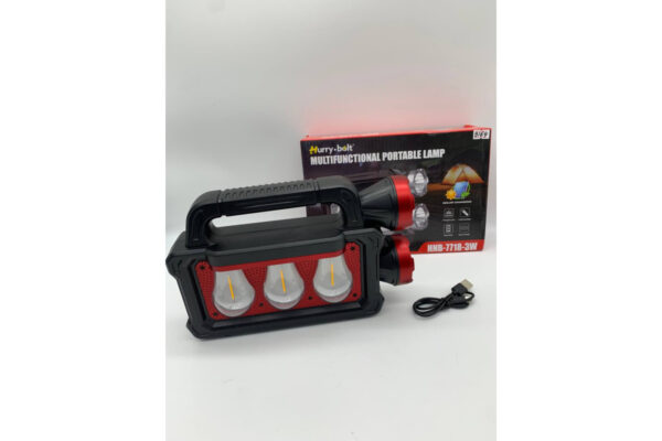 Фонарь ручной Hurry-bolt Multifunctional Portable Lamp HNB-7718-3W