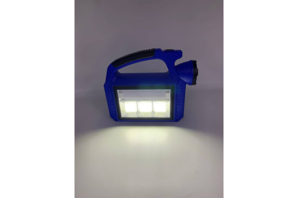 Ручной фонарь с солнечной батареей 5Вт, PowerBank, USB, DIZ-2209-3