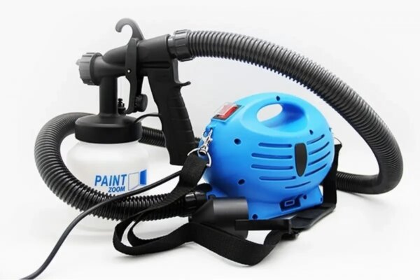УЦЕНКА! Электрический краскораспылитель Paint Zoom 650 Вт с баком 800 мл и 3 режимами распыления (Повреждение корпуса 3602)