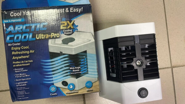 УЦЕНКА! Портативный мини кондиционер с увлажнителем воздуха 5X Arctic Cool Ultra Pro / Настольный (Трещина на корпусе 3609)