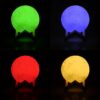 УЦЕНКА! Светильник-ночник 3D слой Луна Moon Lamp на деревянной подставке 15 см (Плохая упаковка 3611)