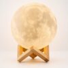 УЦЕНКА! Светильник-ночник 3D слой Луна Moon Lamp на деревянной подставке 15 см (Плохая упаковка 3611)
