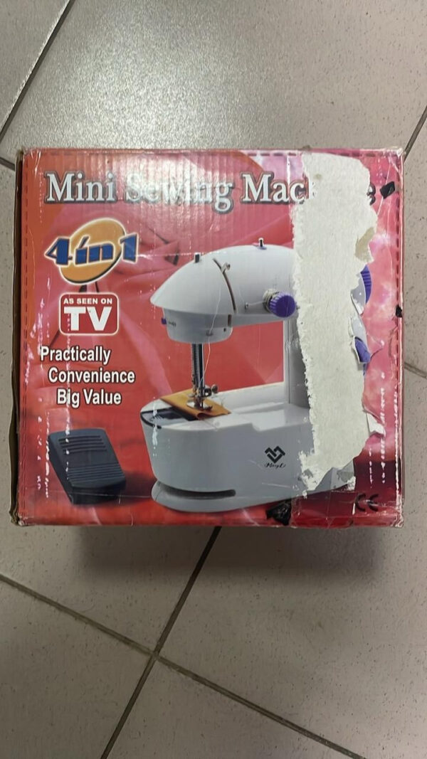 УЦЕНКА! Швейная мини машинка 4 в 1 Mini Sewing Machine SM201 (Плохая упаковка 3617)