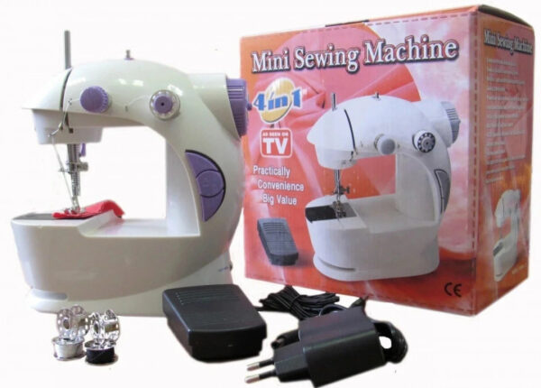 УЦЕНКА! Швейная мини машинка 4 в 1 Mini Sewing Machine SM201 (Плохая упаковка 3617)