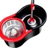 Комплект швабра с турбо отжимом и ведром Spin Mop 360 10 л набор для уборки и мытья пола