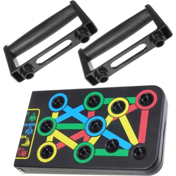 УЦЕНКА! Доска для отжиманий Push Up Rack Board JT 006, Черный / Упоры от пола / Тренажер для упражнений(Повреждение корпуса 3626)