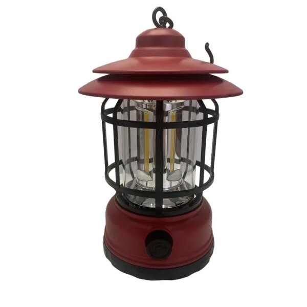 УЦЕНКА! Кемпинговый аккумуляторный фонарь Camping Lamp 27S, 1200 мА·ч, до 300 лм, красный (Плохая упаковка 3630)