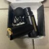 УЦЕНКА! Перкуссионный массажер с 4 насадками Gun Massager, Черный / Массажер для тела / Ручной массажер (Повреждение корпуса 3645)