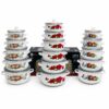 УЦЕНКА! Набор эмалированных кастрюль Higher Kitchen ZP-321 10 шт. цвет желтый (Повреждение, корпуса 3656)