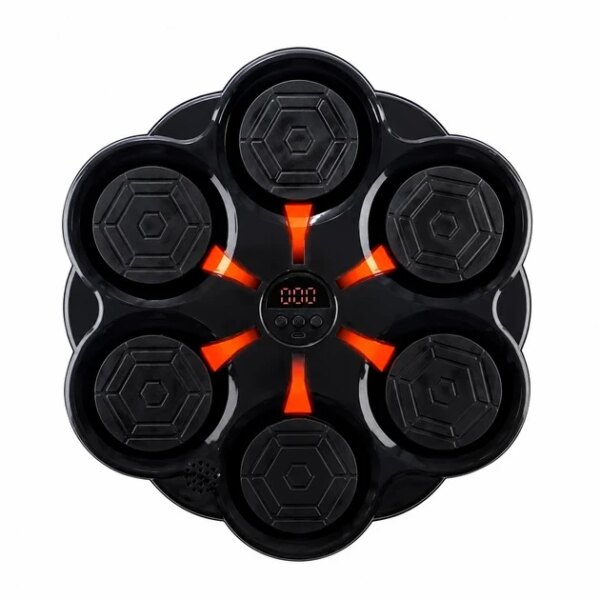 Мишень Настенная Боксерская С Bluetooth Музыкальный Тренажер Для Бокса С подсветкой 6 Зон