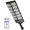 Уличный фонарь W789B-6 с пультом / Светильник с датчиком движения / LED фонарь
