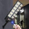 Уличный фонарь W789B-6 с пультом / Светильник с датчиком движения / LED фонарь
