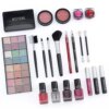 Набор женской косметики в подарочном чемодане MC1155 Makeup set Серебристый