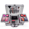 Набор женской косметики в подарочном чемодане MC1155 Makeup set Серебристый