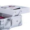 Набор женской косметики в подарочном чемодане MC1155 Makeup set Серебристый