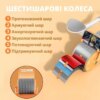 УЦЕНКА! Автоматический тренажер для живота, колесико для живота с подушечкой для пуш-апа,WHEEL (Плохая упаковка 3660)