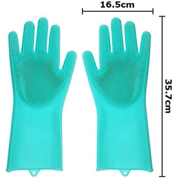 УЦЕНКА! Перчатки для кухни Kitchen Gloves Бирюзовые (Плохая упаковка 3706)