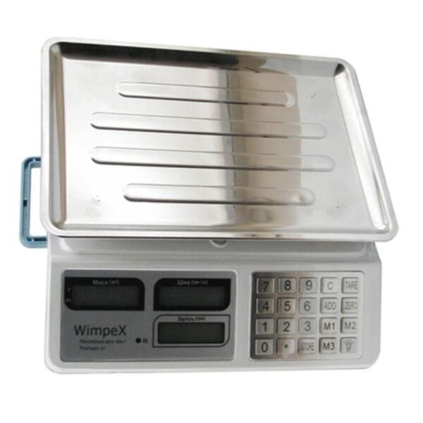 УЦЕНКА! Весы торговые до 50 кг, Wimpex WX-5004, Белый / Настольные весы / Весы электронные (Плохая упаковка 3661)