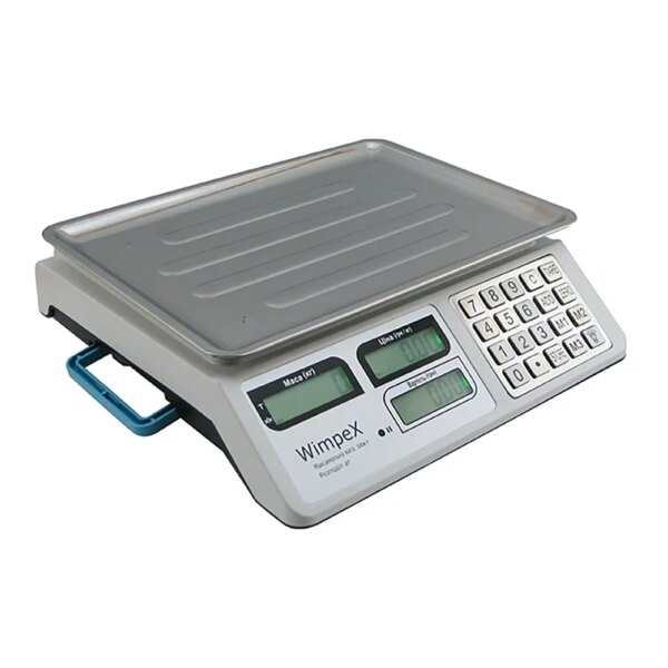 УЦЕНКА! Весы торговые до 50 кг, Wimpex WX-5004, Белый / Настольные весы / Весы электронные (Плохая упаковка 3661)