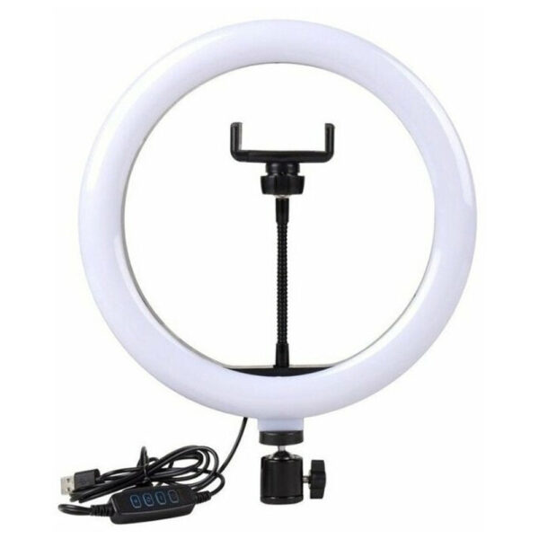 УЦЕНКА! Кольцевая RGB лампа 26 см от USB, MJ260 Soft Ring Light / Светодиодная лампа для фото (Нет держателя для телефона 3665)