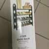 УЦЕНКА! Полка для обуви Stackable Shoe Rack на 4 полки, Белый / Вместительный органайзер для обуви (Плохая упаковка 3664)