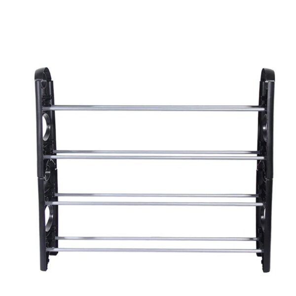 УЦЕНКА! Полка для обуви Stackable Shoe Rack на 4 полки, Белый / Вместительный органайзер для обуви (Плохая упаковка 3664)