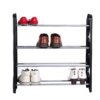 УЦЕНКА! Полка для обуви Stackable Shoe Rack на 4 полки, Белый / Вместительный органайзер для обуви (Плохая упаковка 3664)