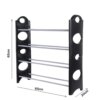 УЦЕНКА! Полка для обуви Stackable Shoe Rack на 4 полки, Белый / Вместительный органайзер для обуви (Плохая упаковка 3664)