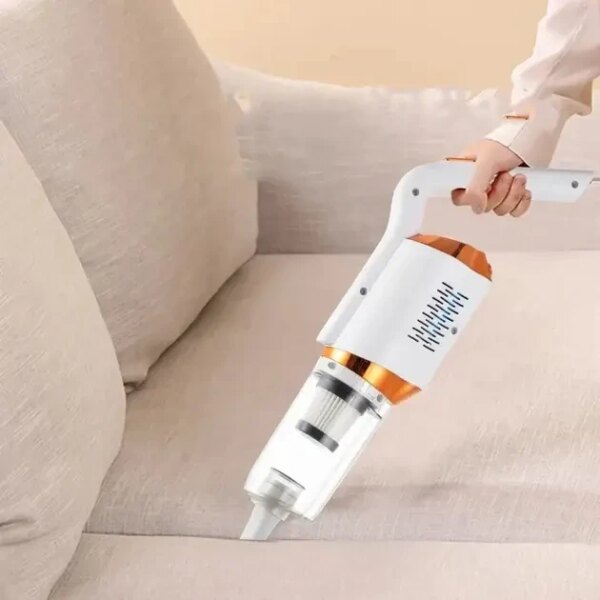 УЦЕНКА! Аккумуляторный пылесос без мешка Vacuum Cleaner 2000mAh 120 Вт беспроводной, вертикальный (Плохая упаковка 3663)