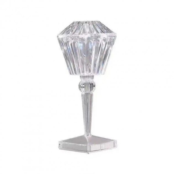 УЦЕНКА! Настольная декоративная лампа DSL Crystal Lamp с RGB LED-подсветкой на 16 цветов, сенсорным (Плохая упаковка 3686)