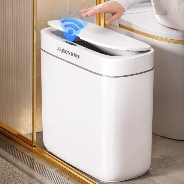 УЦЕНКА! Сенсорное ведро для мусора Joybos Smart  12 л с датчиком движения и системой адсорбции запахов (Плохая упаковка 3689)