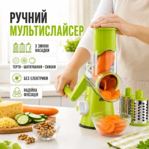 УЦЕНКА! Терка, Овощерезка - Мультислайсер для овощей и фруктов Kitchen Master (Плохая упаковка 3695)