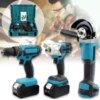 Набор инструментов Jumpex 3 в 1 болгарка, шуруповерт, гайковерт 26X-182(5) X-441 (5) X-587