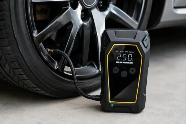 Пускозарядное устройство K5 4000A Автомобильный Jump Starter 12V с компрессором 150 PSI, Power Bank 16000 мАч и LED-фонарем