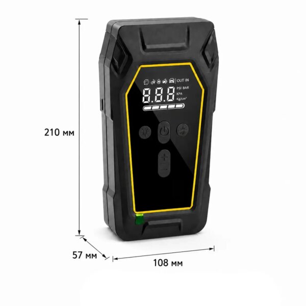 Пускозарядное устройство K5 4000A Автомобильный Jump Starter 12V с компрессором 150 PSI, Power Bank 16000 мАч и LED-фонарем
