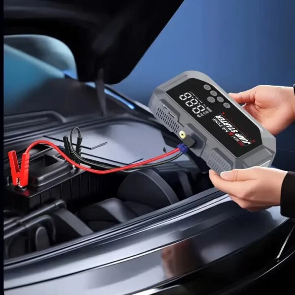 Пускозарядное устройство K3 с компрессором 150 PSI автозапуск двигателя Power Bank автомобильный пусковой