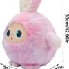Мягкая игрушка (BB1882F-87) (Размовая с ИИ и LED глазами) (РОЖЕВА)