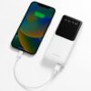 Внешний аккумулятор 20000mAh с кабелями (Lightning, Type-C, Micro) Ven-Dens VD-PB046, Белый / Повербанк / Внешний аккумулятор Де
