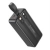 Power bank XO PR250 30000 mAh PD20W+QC22.5W с быстрой зарядкой, дисплеем и кабелями Black