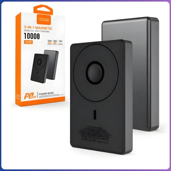 Power Bank 10000mAh с магнитным креплением MagSafe TUGII Y02W